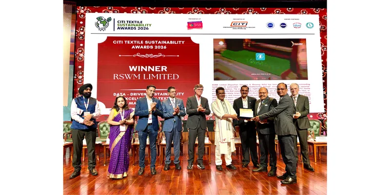 RSWM Limited Receives CITI Sustainability Award, Showcases Sustainable Innovations at Bharat Tex 2026